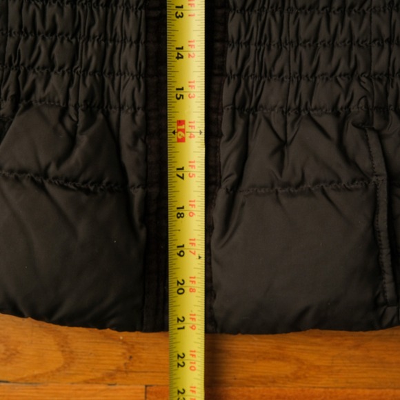 Juicy Couture Puffer Vest Brown Hooded Quilted Down Blend Size P XS Small Y2K - Picture 6 of 10